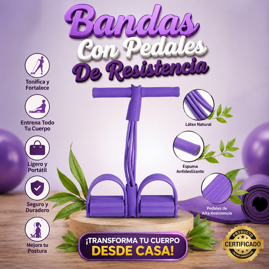 Bandas Con Pedales De Resistencia
