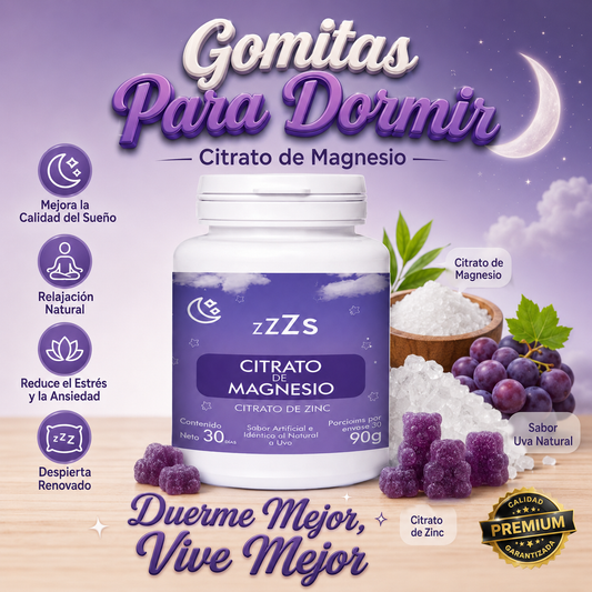 Gomitas Para Dormir Citrato De Magnesio