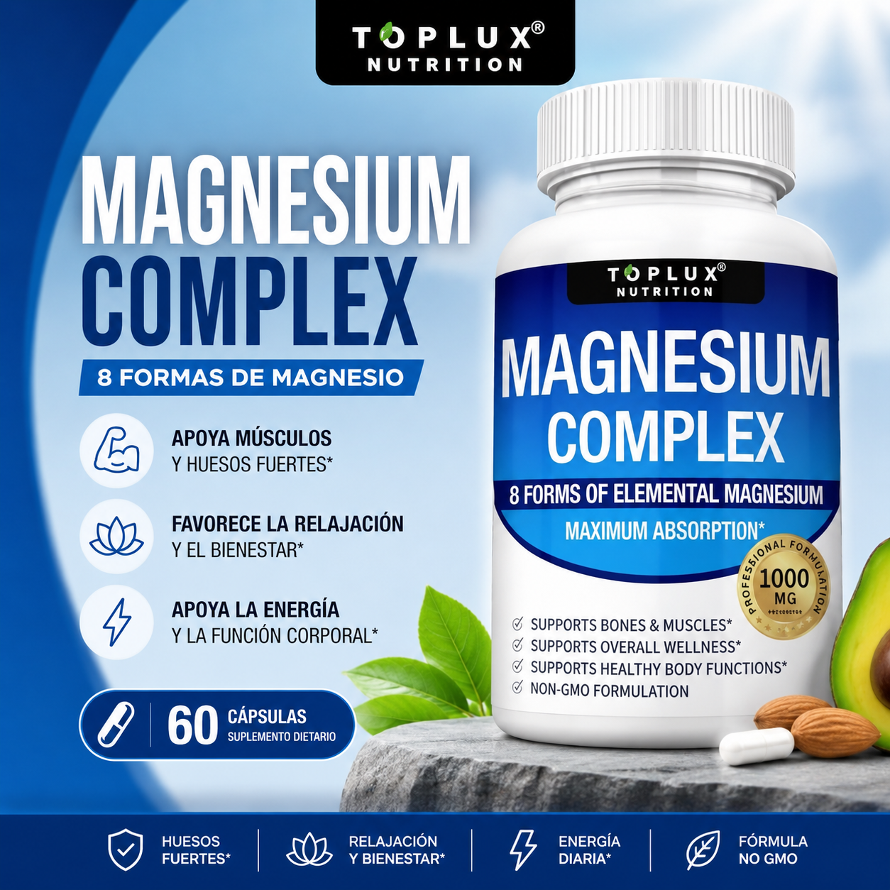 Magnesium Complex de 60 Capsulas