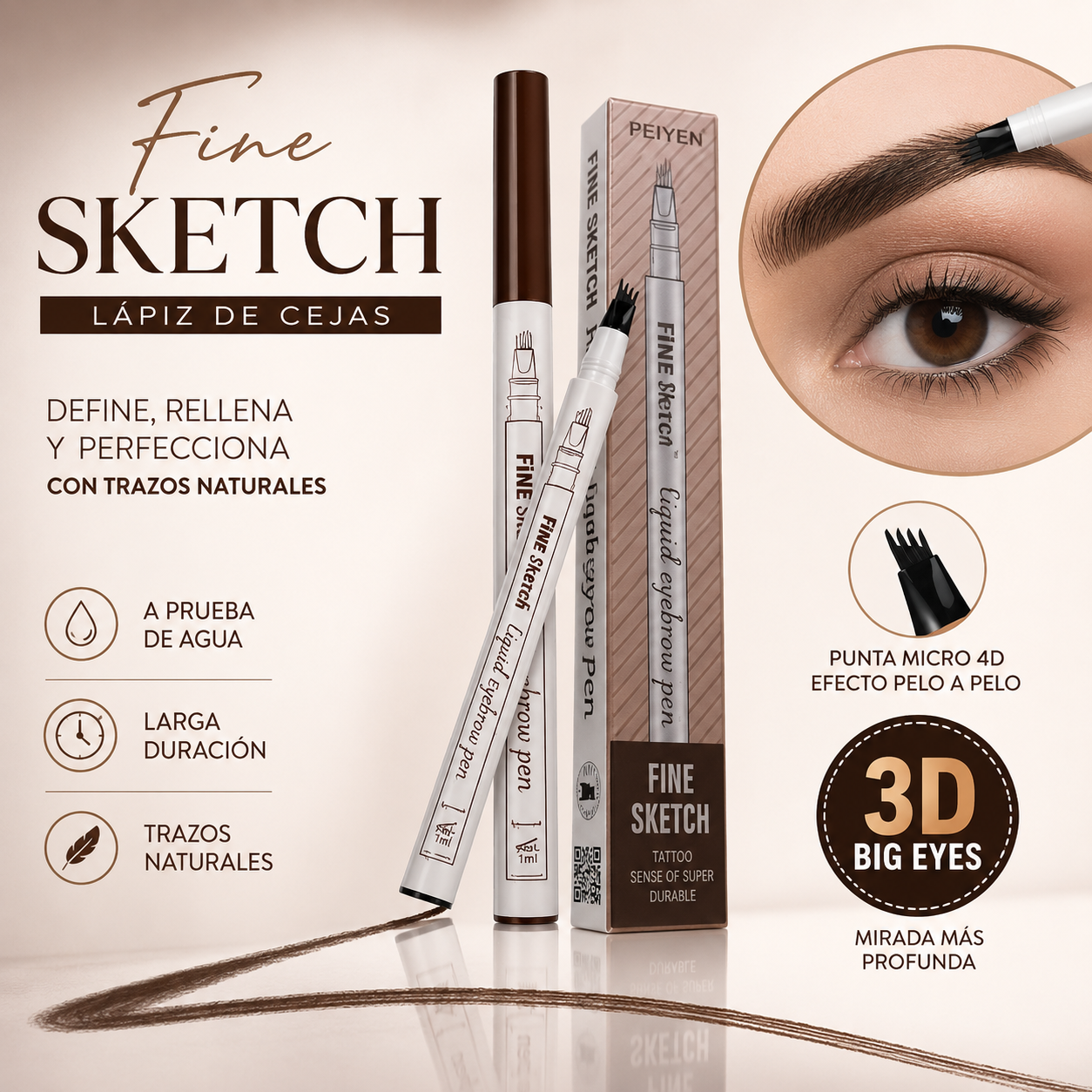 Lápiz de Cejas Fine Sketch