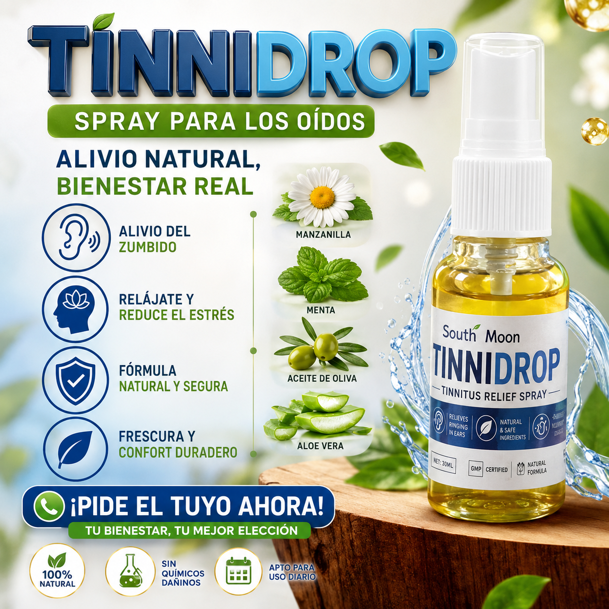 Tinnidrop Spray Limpiador De Oído