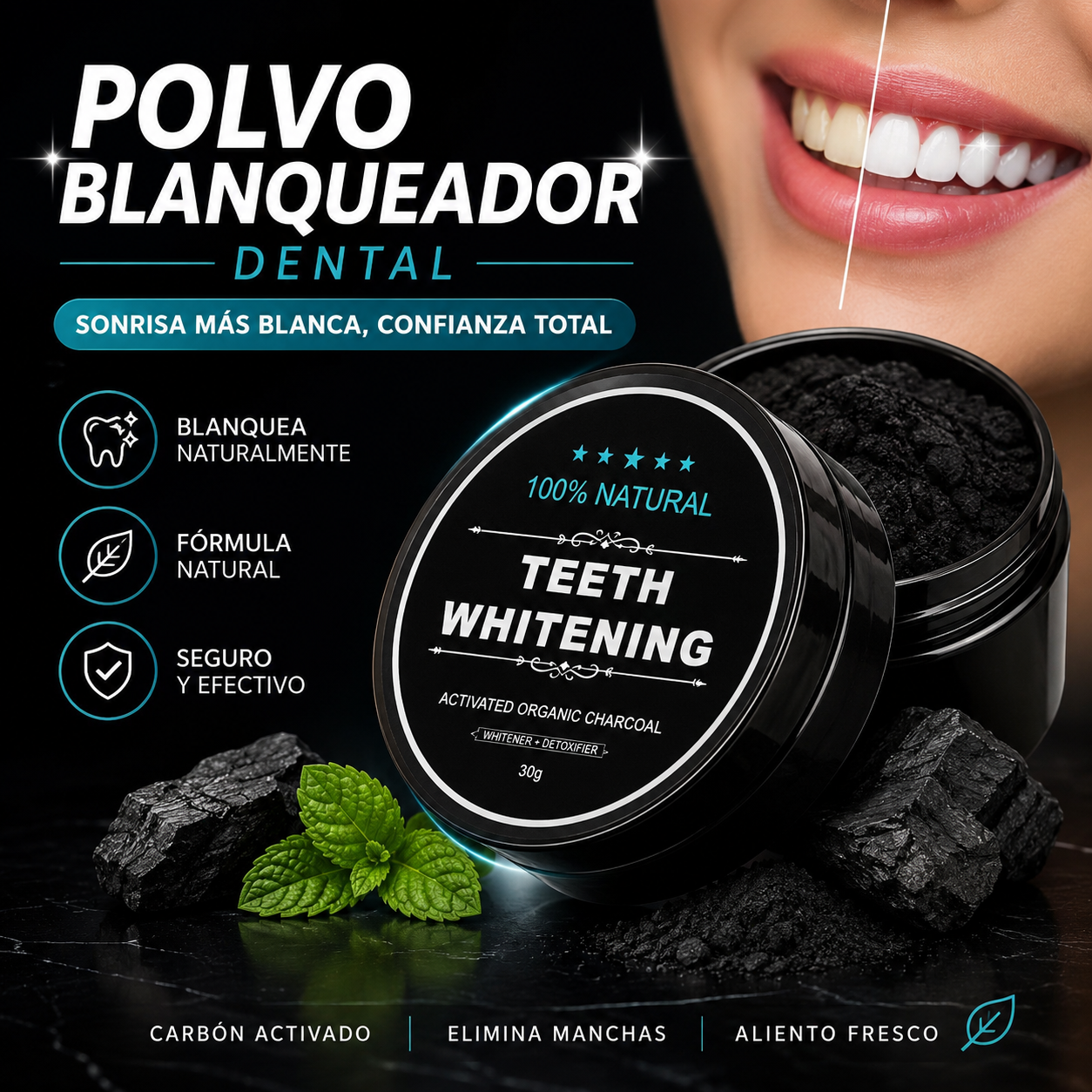 Polvo Blanqueador Dental