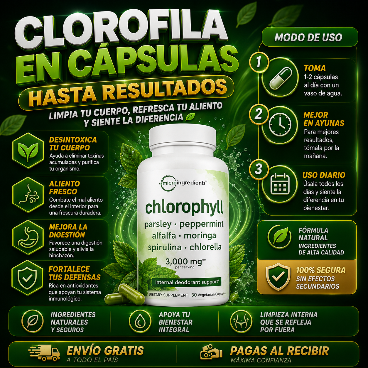 Clorofila en Capsulas 30