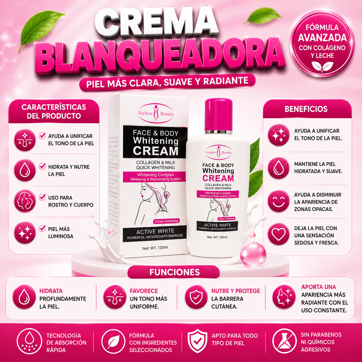 Crema Blanqueadora