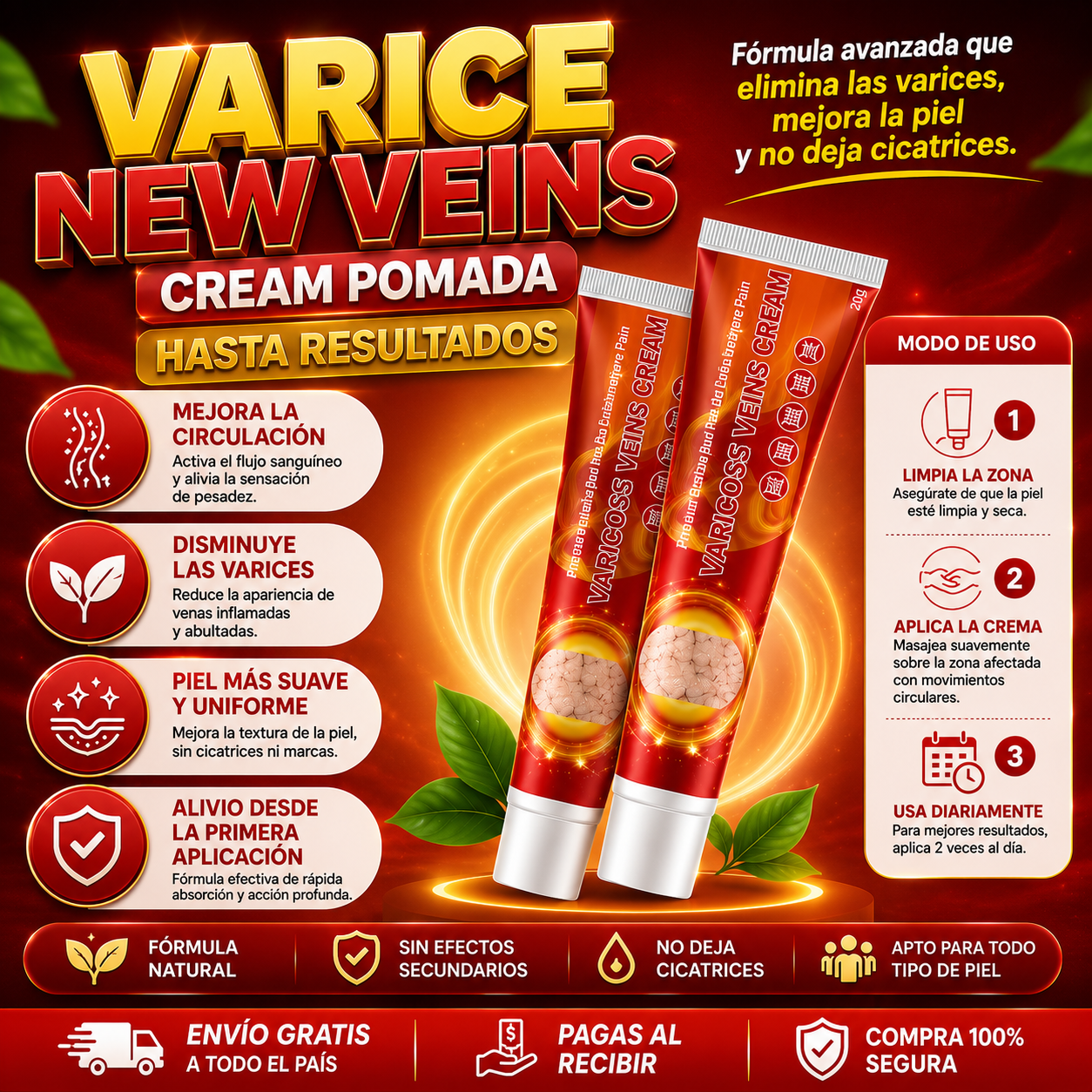 Varice new Veins Cream Pomada