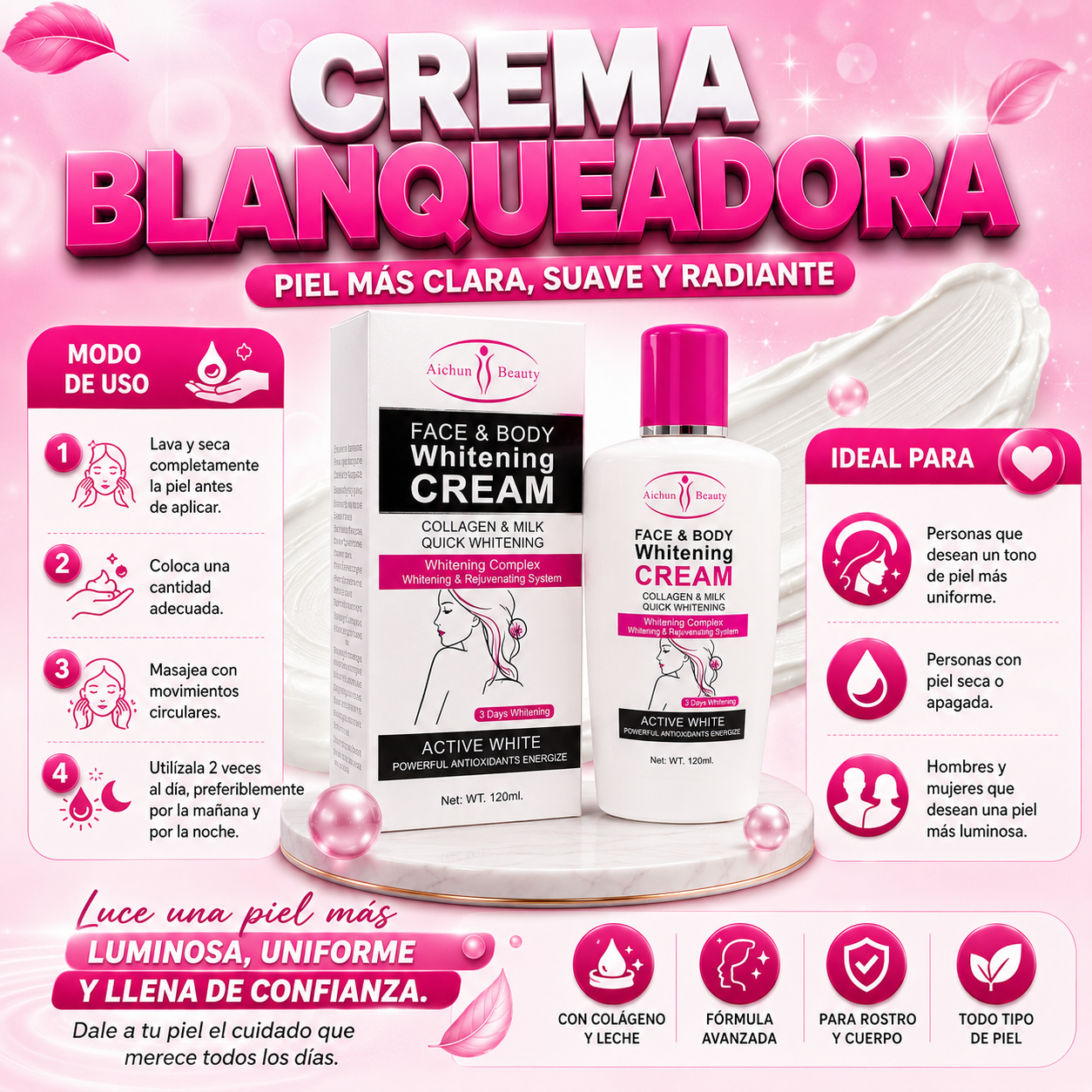Crema Blanqueadora