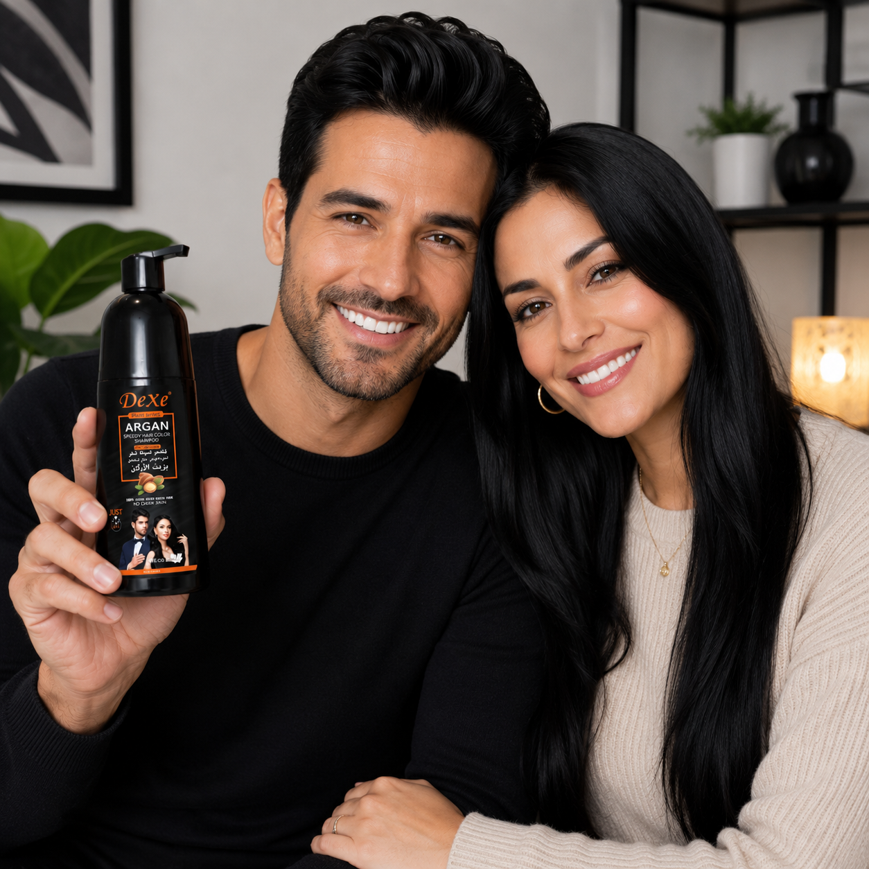 Shampoo Dexe Tine Negro/Marrón Natural
